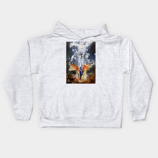 Catch Of The Day Kids Hoodie by Mightyfineart